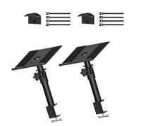 Ergonomic Desk Teacher Stand, 360 Rotations with Wire Management Cavity, Changeable Laptop Slide Stand Grip for Optimal Sound Projection