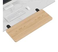 Ergonomic Desktop Extension Tray Foldable Keyboard Drawer No Drill Clamp Arm Support Computer Elbow Rest Space Saving Desk Organizer Adjustable Workstation Solution