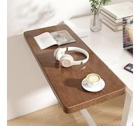 Ergonomic Desktop Extension Tray that Requires No Drilling,Features a 90-degree Folding Elbow Rest,Suitable for both Home and Office Use,High Weight Capacity(Walnut,70x25cm/27.6x9.8in)