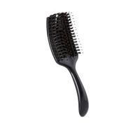 Ergonomic Detangling Comb Hollow Design, Anti-Slip Handle for Curly/Thick Hair & Volumizing Blowouts Hairbrush F