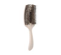 Ergonomic Detangling Comb Hollow Design Anti-Slip Handle For Curly/Thick Hair & Volumizing Blowouts Hair Styling Brush With Grip Handle