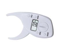 Ergonomic Digital Fat Caliper Measuring Tool with Nonslip Grip for Accurate Body Composition Analysis 0.1mm Resolution Easy to Read Fat Measurement