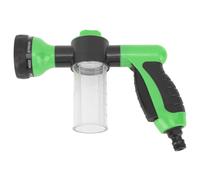 Ergonomic Dog Wash Hose Spray Nozzle with Thickened Soap Dispenser, Green
