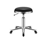 Ergonomic Esthetician Stool Chair, Rolling Stool Swivel Chair, Multi Purpose Office Desk Chair, Rolling Stool with Wheels for Home Bar Kitchen Shop,A1,48~63CM