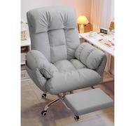 Ergonomic Executive Office Chair for Big & Tall, High Back Reclining Leather Seat with Footrest, Heavy Duty Cushion Supports Up to 450 lbs, Ultimate Comfort & Durability