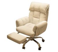 Ergonomic Executive Office ChairAdjustable Height Reclining Swivel Comfy Desk Chair with Armrests & Footrest for Home & OfficeUltimate Comfort & Support