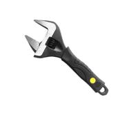 Ergonomic Extra Wide Adjustable Wrench Large Jaw Spanner 6/8/10/12in Suitable for Household Fixes & Complex Environment Multiple Size Nut Wrench