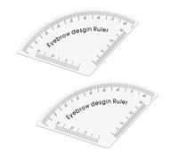 Ergonomic Eyebrow Template Tool Features For Daily Use Across Multiple Face Types Flexible Eyebrow Measuring Tool