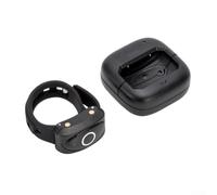 Ergonomic Finger Remote Control For Dji For Osmo Action 6 With Secure Buckle And Adjustable Wristband For Hands-free On Bike Or Outdoor Adventures Black Wireless Ring Shutter With Charging Case
