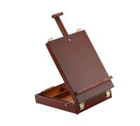 Ergonomic Foldable Art Easel Including Integrated Compartments for Brushes Paints Facilitating Artistic Process Portable Easel
