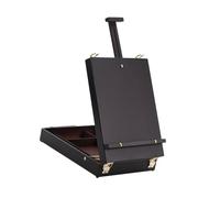 Ergonomic Foldable Art Easel Including Integrated Compartments for Brushes Paints Facilitating Artistic Process Portable Easel