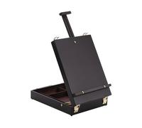 Ergonomic Foldable Art Easel Including Integrated Compartments for Brushes Paints Facilitating Artistic Process Canvas Easel