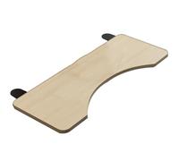 Ergonomic Foldable Keyboard Tray, Clamp-On Desk Extender, Heavy-Duty Keyboard Holder for Office & Home, Supports 30kg/66lbs (Natural, 52x24cm/20.4x9.4inch)