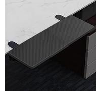 Ergonomic Foldable Keyboard Tray - Under Desk Clamp On, 90° Folding Armrest Stand to Relieve Hand Pressure, Space Saving Design for Office/Home