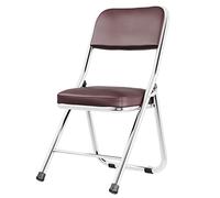 Ergonomic Folding Chair with Back Support, Compact & Comfortable Padded Design, Perfect for Kitchen, Dining Room, Home & Living Room Use