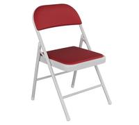 Ergonomic Folding Chair with PU Seat and Backrest - Perfect for Office, Dining Room, or Conference Use