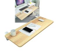 Ergonomic Folding Desk Keyboard Tray Extender 90° Adjustable 55/65/75x25cm Ideal for Work Study & Gaming Wrist Rest & Arm Support Enhance Comfort & Productivity