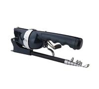 Ergonomic Folding Fishing Rod With Reel Arm Compact Rotating For Outdoor Enthusiasts & Easy One-Hand Use Single Handed Casting Fishing Poles