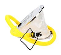 Ergonomic Foot Boat Pump High-Pressure Kayak Air, 2 Chambers | Tool-Free Hose Connection With Quick-Lock Adapter, Reinforced Plastic, Dinghy Inflator For Kayak Rubber Boat Canoe, Dual-Acti