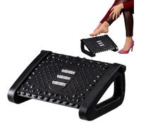 Ergonomic Foot Stools with Massage for Home, Travel | Footrest Under Desk - 6 Heights Adjustable Footrest | Foot Rest for Under Desk Adjustable 6 Heights Foot Pedal Under The Workbench Foot S