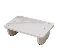 Ergonomic Footstool, Office Footstool, Beautify The Space, Fit Ergonomics, Suitable for Home/Office Use(White,40 * 30 * 14CM)