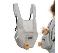 Ergonomic Front Facing Sling - Ventilated Mesh Cat Pack, Outdoor Safety Canine Travel Tote | Travel Gear For Hiking Cycling Outdoor Adventures Holiday Trips