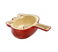 Ergonomic Fruit Bowl Washing Strainer, Cute Cat Handle Basket, Durable Drain Container, Stylish Kitchen Utensil, Practical Tool for Strawberries Tomatoes Grapes Lettuce Home Restaurant