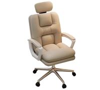Ergonomic Gaming Chair, Adjustable Recliner Office Chair with Wheels, Swivel Study Chair with Arms for Home and Office, Comfortable Lazy Sofa