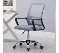 Ergonomic Gaming Chair Video Gamer Chairs Computer Desk Chairs for Adults Height Adjustable Mesh Backrest Swivel Chair with Padded Seat and Arms