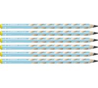 Ergonomic Graphite Pencil - STABILO EASYgraph Pastel - Left-Handed - Pack of 6 -
