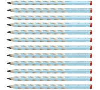 Ergonomic Graphite Pencil - STABILO EASYgraph - Right-Handed - Pack of 12 - Blue