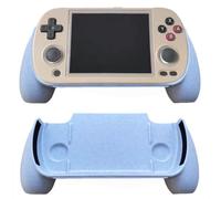 Ergonomic Grip Cover Case for Anbernic RG40XX H, Modified Handle Game Grip Protective Sleeve Enhance Hand Feel Gamepad Stand Holder Shell for RG40XXH Handheld Game Console (gray)