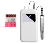 Ergonomic Grip - Electric Manicure Device, Non Slip Texture for Detailed Cuticle Trimming, 250g Unit, Gel Nail File with Powerful 45 Level Speed , Practical Tool for Beauty Studios Dorm