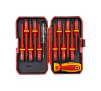 Ergonomic Grip Multipurpose 13 in 1 Insulated Screwdriver 1000V Heat Treated Steel Tool for Industrial Household Use Electrician Grade Insulated Screwdriver