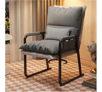 Ergonomic Guest Office Chair with Lumbar Support Thick Cushion No Wheels Perfect for Waiting Rooms Reception Areas Churches Schools and Offices