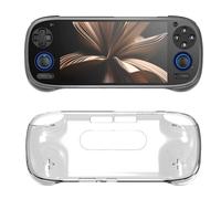 Ergonomic Hand Grip Cover Case for Retroid Pocket 5, Protective Cover TPU Cooling Shell Stand Holder Modified Grip Enhance Hand Feel Sleeve Case for RP5 Game Console Accessories (Transparent)