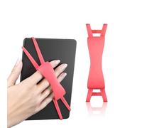 Ergonomic Hand Strap for Kindle & Tablets (4.7-8 Inch) | Secure Anti-Slip Grip Holder for Reading, Commuting & Bedtime Use | Fits Paperwhite/Oasis/Kobo/Samsung/iPhone with or Without Case (Pink)
