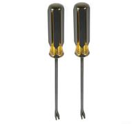 Ergonomic Handle 2PCS Staple Lifter Set for Tack and Nail Extraction