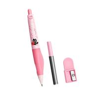 Ergonomic Handle Automatic Writing Pencil with Box of 2.0mm Refills and Sharpener for Student Handwriting Sketching Ergonomic Grip Mechanical Pencil