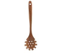 Ergonomic Handle Cooking Spoon Wood 30cm, Tongs, B | Ergonomic Handle, Natural Materials, Nonstick Coating, Cooking Tool for Professional Use