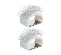 Ergonomic Handle Dog Face Comb Gentle on Sensitive Skin Daily Grooming Tool Reduces Shedding and Matting Travel Pet Comb