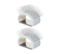 Ergonomic Handle Dog Face Comb Gentle on Sensitive Skin Daily Grooming Tool Reduces Shedding and Matting Sensitive Comb