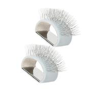 Ergonomic Handle Dog Face Comb Gentle on Sensitive Skin Daily Grooming Tool Reduces Shedding and Matting Homes Pet Comb