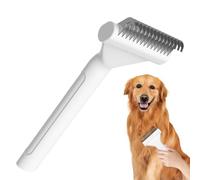 ERGONOMIC HANDLE Say goodbye to messy molts with this cat brush! Its ergonomic handle provides easy control and a comfortable and secure grip, allowing for an experience