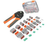 Ergonomic Handle Vehicle High Temperature Resistant Connector With 6 Pin Size And Ergonomic Crimping Tool 1600 Piece Resistant Marine Electrical Connector