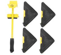 Ergonomic Heavy Duty Furniture Moving Wheel Kit - Swivel Rollers & Pry Bar for Easy Sliding on Hardwood Carpet & Cement Floors - Ideal for Effortless Positioning & Lifting