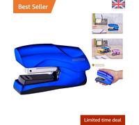 Ergonomic Heavy Duty Stapler - 180 Degree Opening, Perfect for Crafting & Office