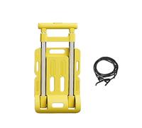 Ergonomic Height Adjustment: This folding hand truck features a three-level