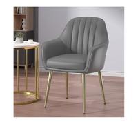 Ergonomic High-Back Faux Leather Dining Chairs, Thick Cushioned Rustic Style, Perfect for Kitchen, Vanity, Desk, and Living Room - Comfortable & Stylish Seating.