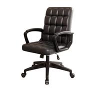 Ergonomic High Back Gaming Chair with Swivel Executive Task Chair for Home Office Wide Seat and PU Leather Backrest Adjustable Arms Gray/A Color Option.